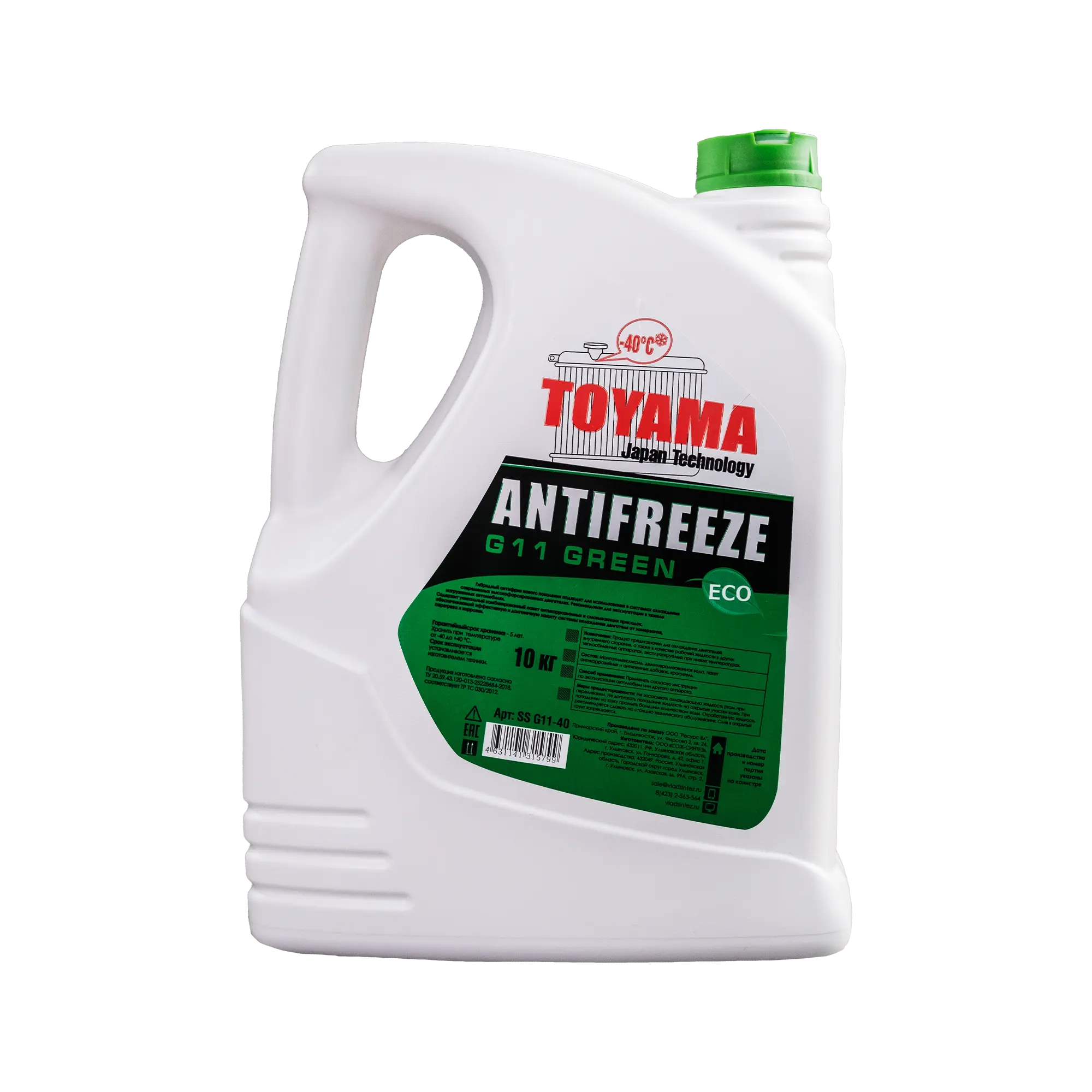 Антифриз G11 «Green ECO»