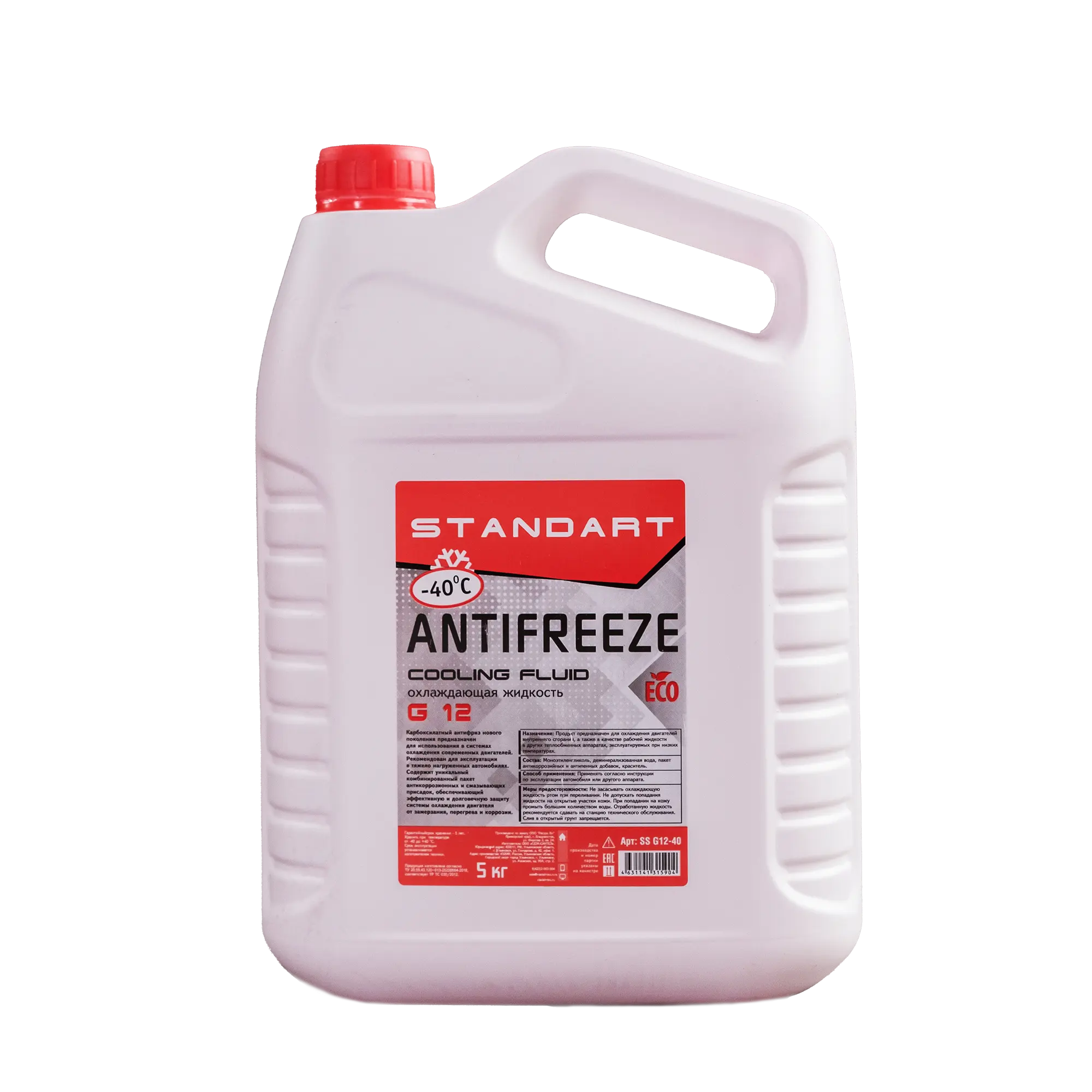 Антифриз G12 «Red Eco»